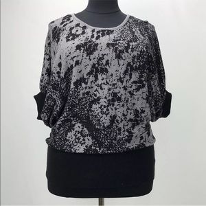 Worthington Woman Plus Size Short Sleeve Sweater